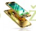 360° kryt zrkadlový iPhone 5/5S/SE - zlatý